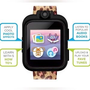 Play zoom kids smartwatch ages 4+ animal print​